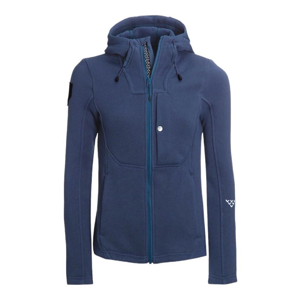 Black Crows Fleece Zip Up Jacket Dark Blue Medium $199.00 MSRP Hooded